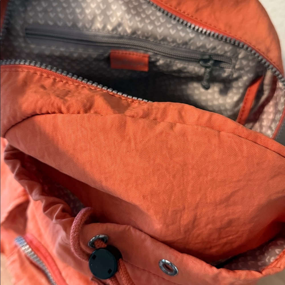 Kipling Orange Everyday Backpack with Interior Zip Pocket - Picture 4 of 5